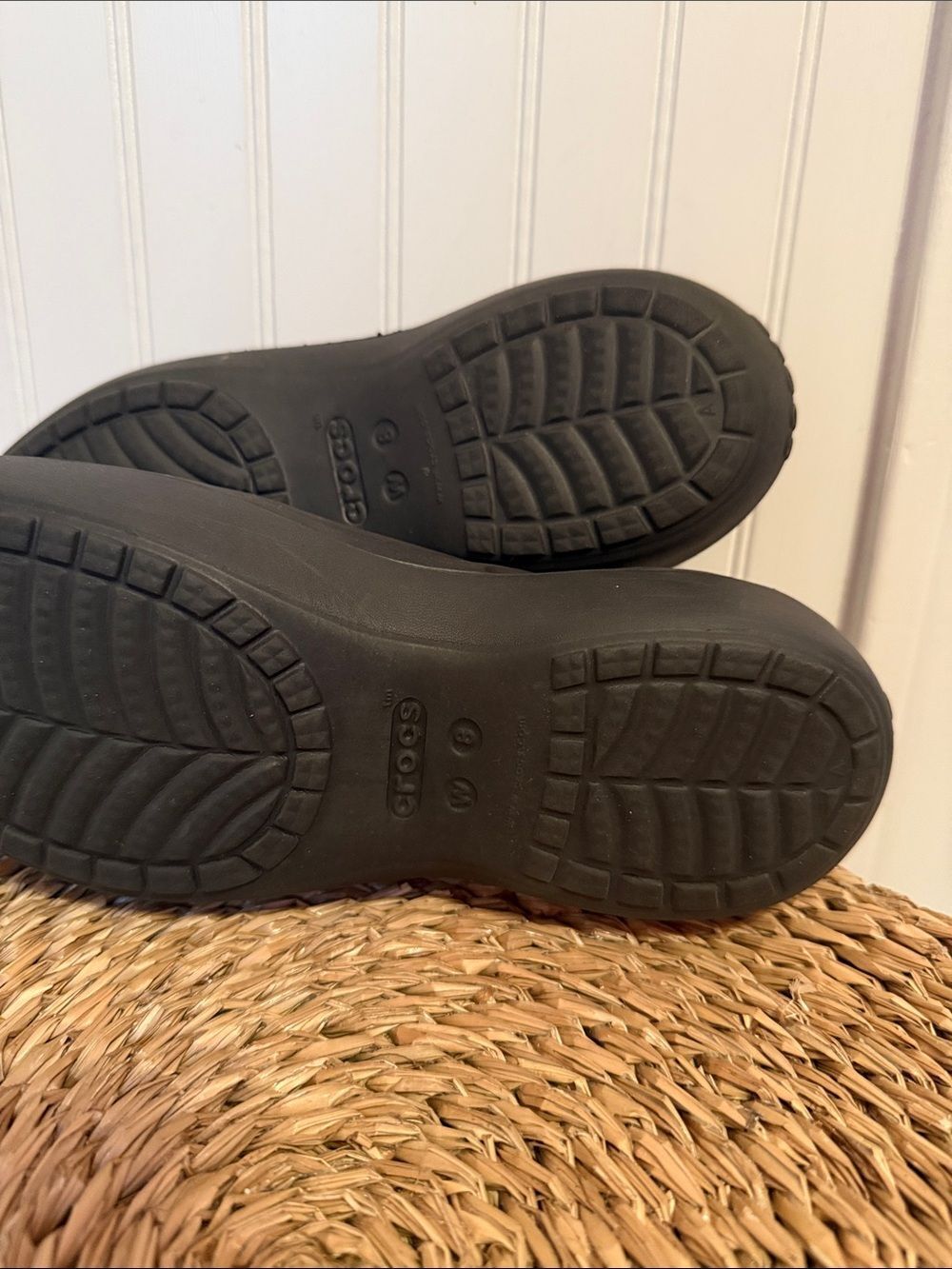 Women’s Crocs Black Slingback Casual Ballet Flats - Picture 8 of 8